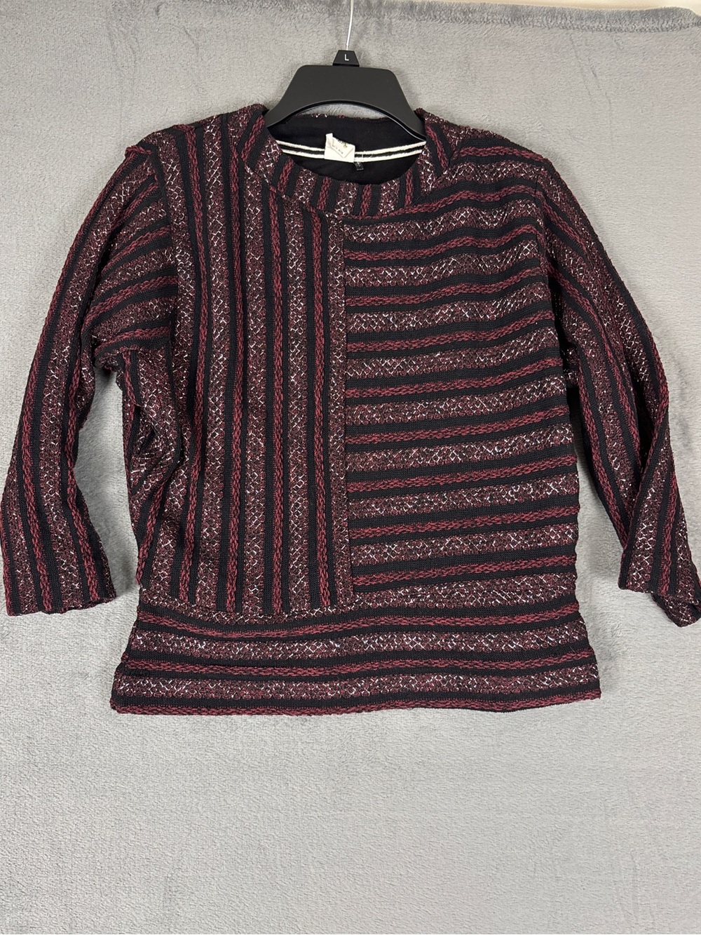 Anthropologie Akemi+Kin Celeste Striped Crewneck Women's Sweater